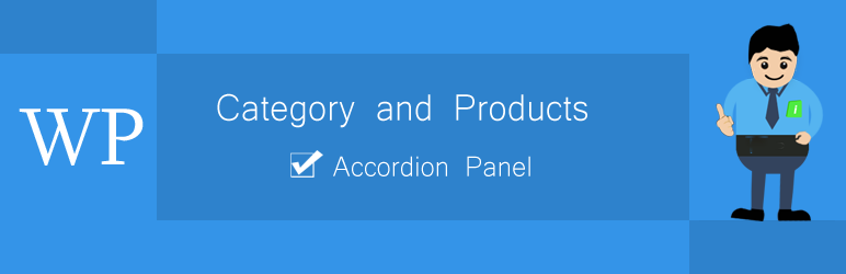 WordPress Woocommerce Category and Products Accordion Panel Plugin Banner Image