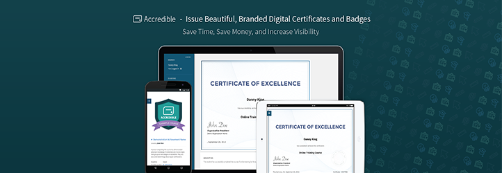WordPress Accredible Certificates & Open Badges Plugin Banner Image