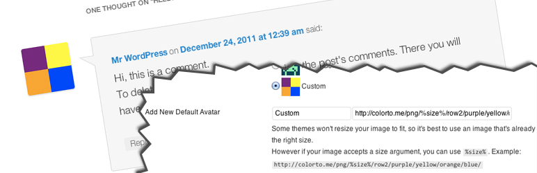 WordPress Add New Default Avatar Plugin Banner Image