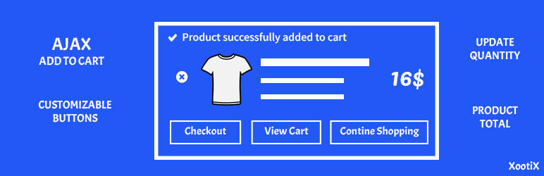 WordPress WooCommerce added to cart popup (Ajax) Plugin Banner Image