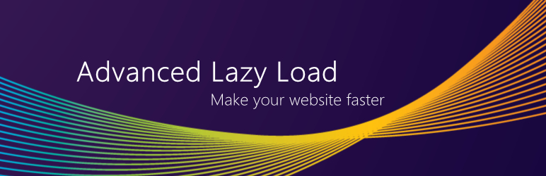 WordPress Advanced lazy load Plugin Banner Image