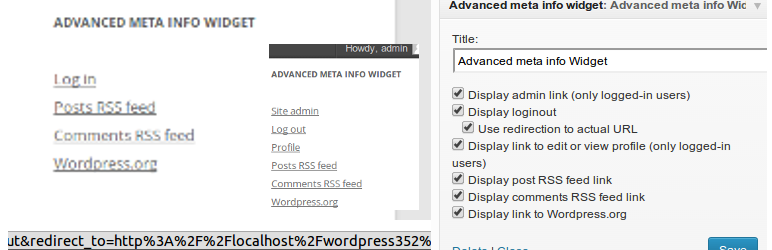 WordPress Advanced meta widget Plugin Banner Image
