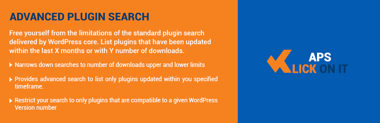 WordPress Advanced Plugin Search Plugin Banner Image