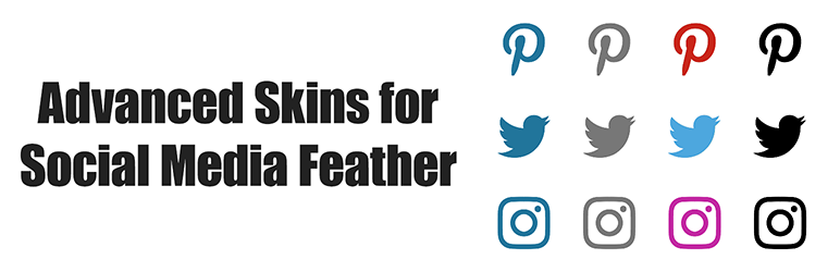 WordPress Advanced Skins for Social Media Feather Plugin Banner Image