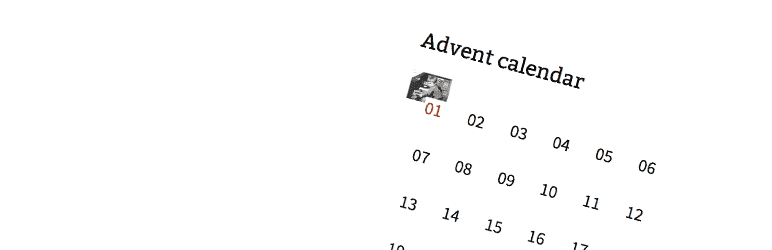 WordPress Advent Calendar Plugin Banner Image