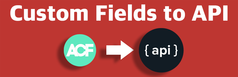 WordPress Custom fields to api Plugin Banner Image
