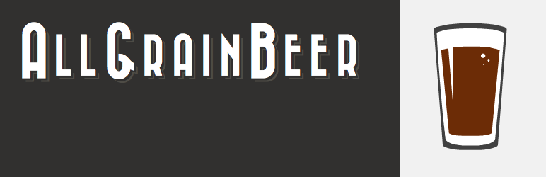 WordPress AllGrain.Beer Plugin Banner Image