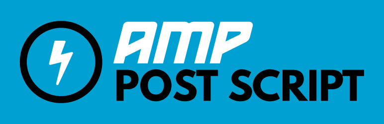 WordPress AMP Post Script Plugin Banner Image