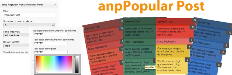 WordPress anpPopular Post Plugin Banner Image