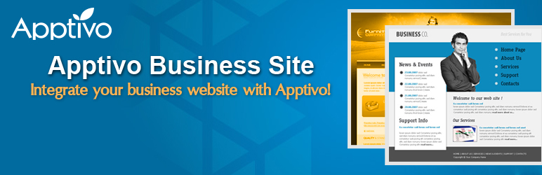 WordPress Apptivo Business Site CRM Plugin Banner Image