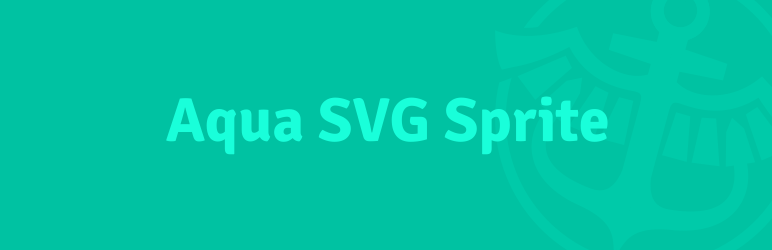 WordPress Aqua SVG Sprite Plugin Banner Image