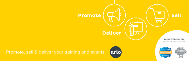 WordPress Arlo training and event management system Plugin Banner Image