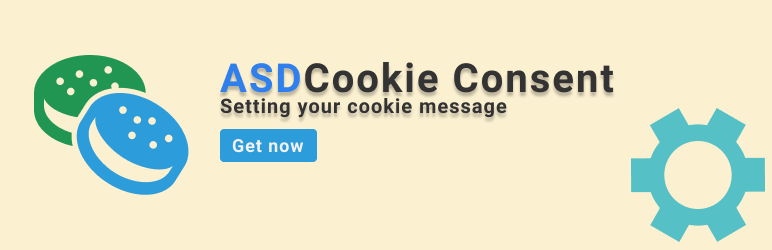 WordPress ASD Cookie Consent Plugin Banner Image