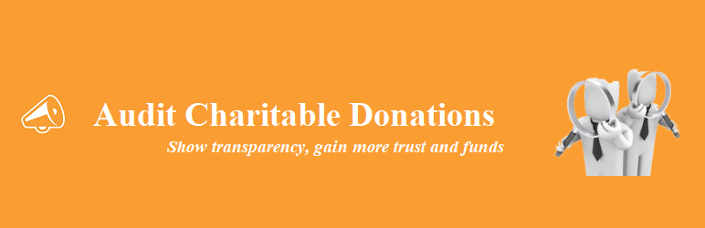 WordPress Audit Charitable Donations Plugin Plugin Banner Image