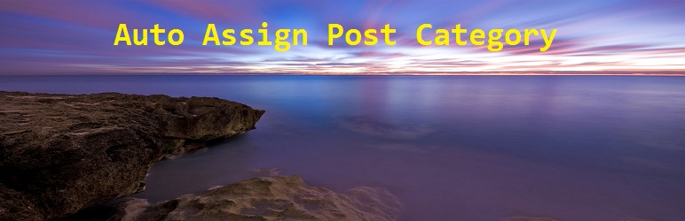WordPress Auto Assign Post Category Plugin Banner Image