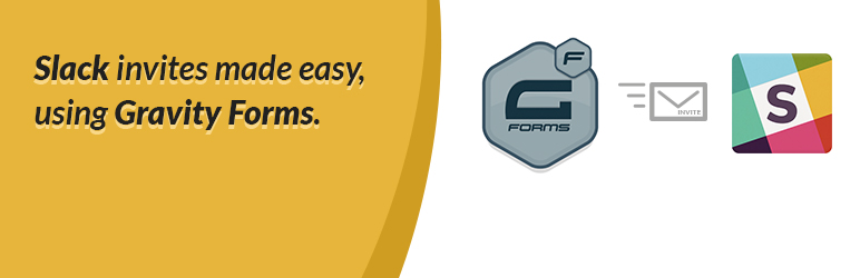 WordPress Automate Slack Invite Gravityforms Plugin Banner Image
