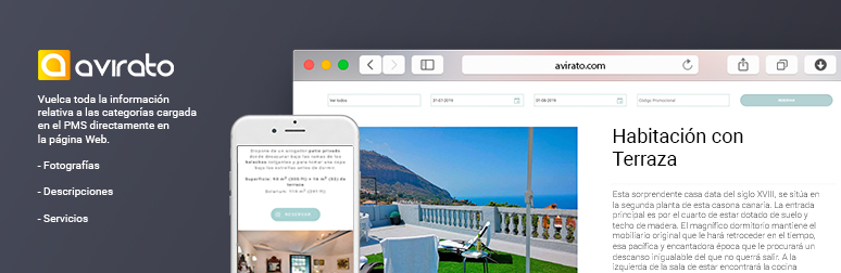 WordPress Avirato Hotels Categories Plugin Banner Image