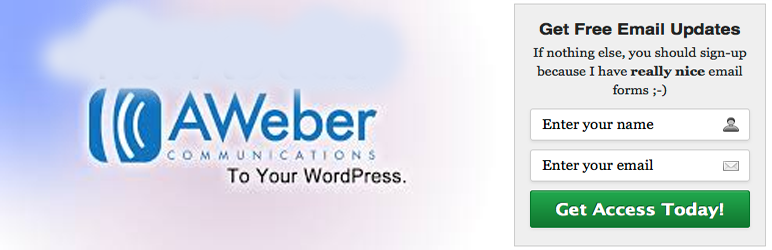 WordPress Aweber Subscriber Form Plugin Banner Image