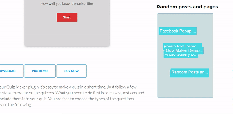 WordPress Random Posts and Pages Plugin Banner Image