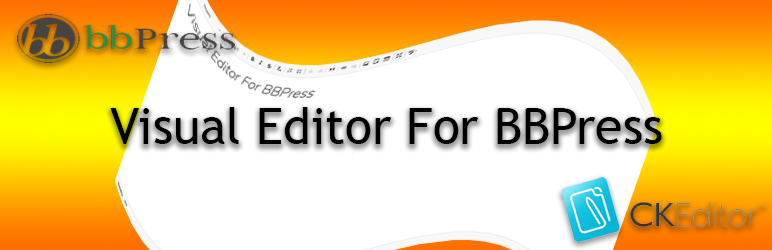 WordPress Visual Editor For BBPress Plugin Banner Image