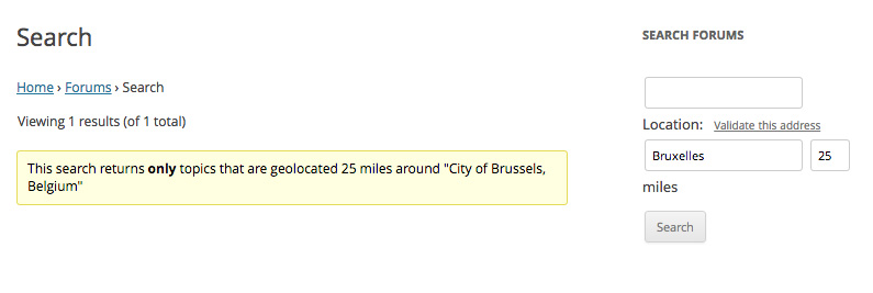 WordPress bbPress Topic Location Plugin Banner Image