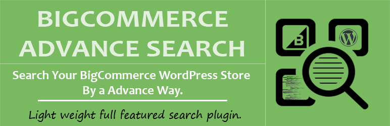 WordPress BigCommerce Advance Search Plugin Banner Image