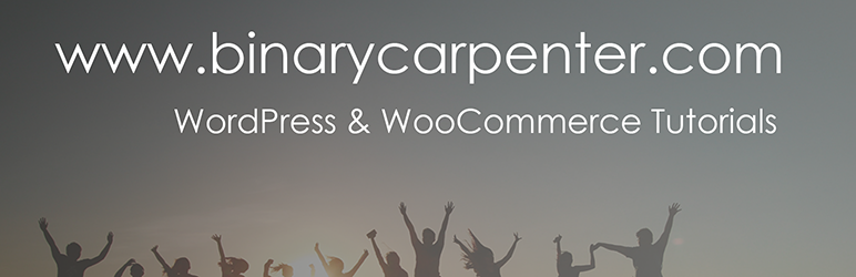 WordPress BC Menu Bar Cart Icon For WooCommerce By Binary Carpenter Plugin Banner Image