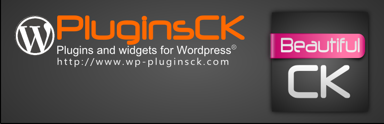 WordPress Beautifulck Widget CK Plugin Banner Image