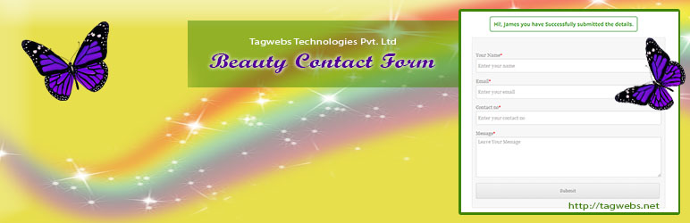 WordPress Beauty Contact Form Plugin Banner Image
