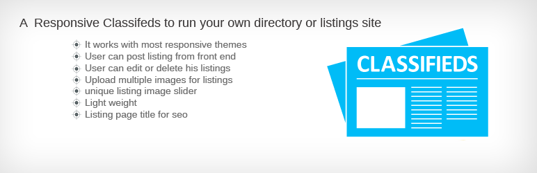 WordPress Classifieds Plugin Banner Image