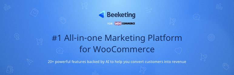 WordPress Beeketing for WooCommerce – Marketing Automation to Boost Sales Plugin Banner Image