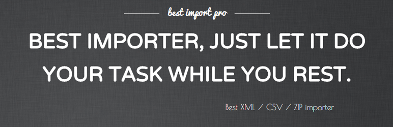 WordPress Best Import Plugin Banner Image