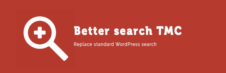 WordPress Better Search TMC Plugin Banner Image
