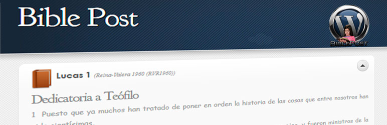 WordPress Bible Post Plugin Banner Image