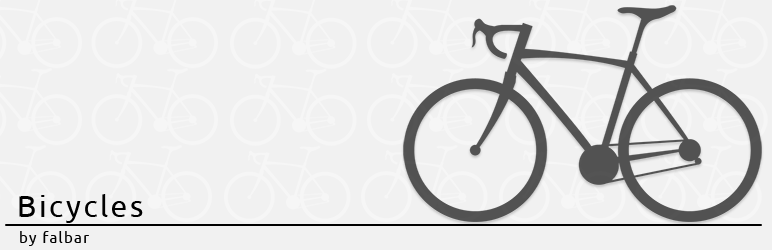WordPress Bicycles by falbar Plugin Banner Image