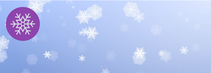 WordPress Big Snow Flakes Plugin Banner Image