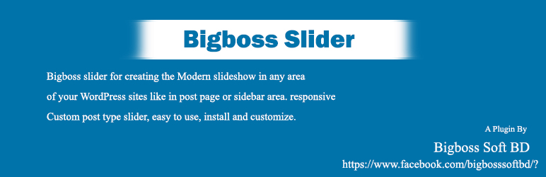 WordPress Bigboss Slider Plugin Banner Image