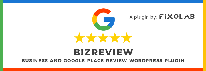 WordPress BizReview – Business and Google Place Review WordPress Plugin Plugin Banner Image