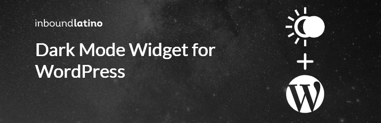 WordPress Blackout: Dark Mode Widget Plugin Banner Image