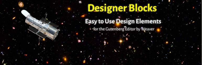 WordPress Designer Blocks for Block Editor by Weaver Plugin Banner Image