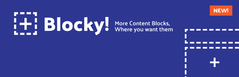 WordPress Blocky! – Additional Content Blocks Plugin Banner Image