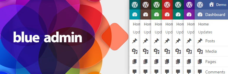WordPress Blue Admin Plugin Banner Image