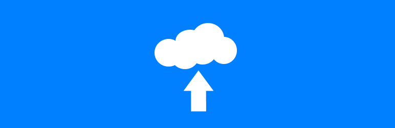 WordPress Blue Storage Plugin Banner Image