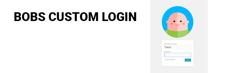 WordPress Bobs Custom Login Plugin Banner Image