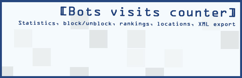 WordPress bodi0`s Bots visits counter Plugin Banner Image