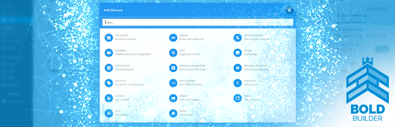 WordPress Bold Page Builder Plugin Banner Image