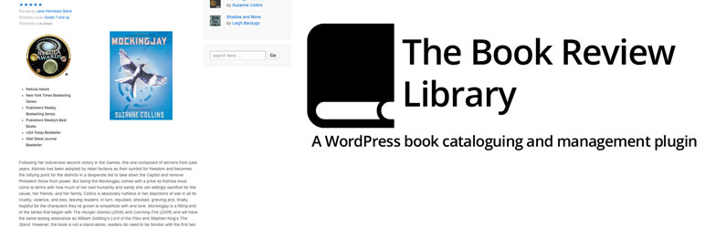 WordPress Book Review Library Plugin Banner Image