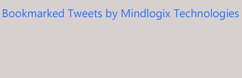 WordPress Bookmarked Tweets Plugin Banner Image