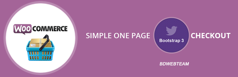 WordPress Bootstrap one page woocommerce checkout Plugin Banner Image