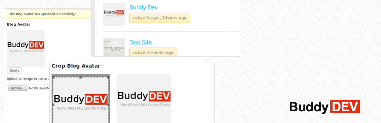 WordPress BuddyPress Blog Avatar Plugin Banner Image
